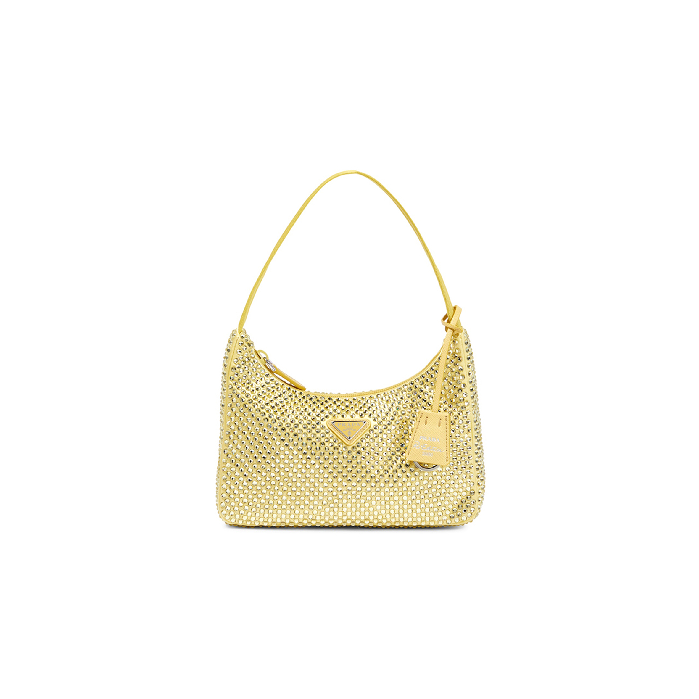 PRADA RE-EDITION MINI EMBELLISHED SHOULDER BAG 1NE515 (22*17*6cm)